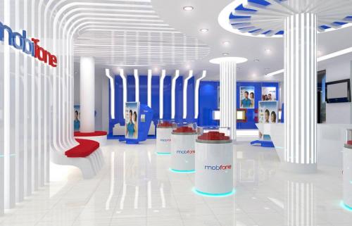 Thiết kế thi công Showroom Mobiphone