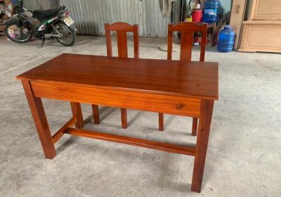 Bàn Ghế Học Sinh Gỗ Tràm Bông Vàng