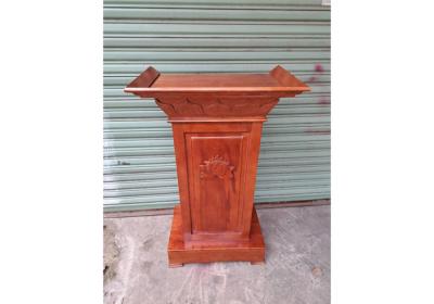 Bục Tượng Bác Gỗ Tự Nhiên PV02
