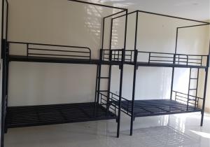 Giường Tầng Sắt Có Rèm GTMN06