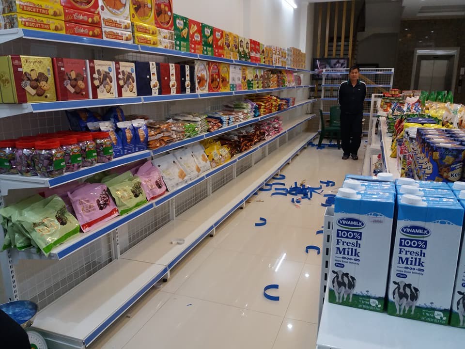 Thi c&ocirc;ng đ&atilde; xong v&agrave; đang trưng b&agrave;y sản phẩm 
